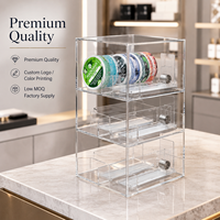 Présentoir personnalisé Pablo Velo pour sachets de snus, support transparent pour chewing-gum et snus, présentoir poussoir pour boîtes de snus suédois White Label