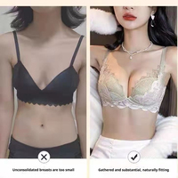 Soutien-gorge ajustable sexy pour femme, style Pure Desire, sans armatures, pour petites poitrines, avec maintien supérieur anti-affaissement, et gaine sculptante taille basse
