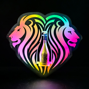 Logotipo personalizado Control recargable Bebidas Tinas LED Botella Demostrador Premium Led Botella Presentador - Product Image 6