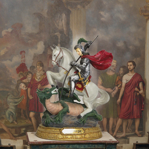 <span class=keywords><strong>Sao</strong></span> Jorge Statue Collection Art Figurine Résine Roman Centurion Cheval Figurine <span class=keywords><strong>Figure</strong></span> Souvenirs Sculpture Modèle Artisanat Utilisation - Product Image 2