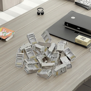 <span class=keywords><strong>RJ45</strong></span> Cáp Ethernet kết nối được bảo vệ <span class=keywords><strong>CAT5</strong></span> CAT5E FTP <span class=keywords><strong>8P8C</strong></span> vượt qua thông qua <span class=keywords><strong>RJ45</strong></span> <span class=keywords><strong>Modular</strong></span> cắm - Product Image 5