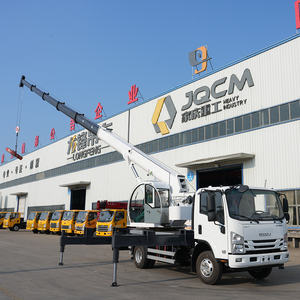 Isuzu 5ton 8ton עגור משאית בעלת ביצועים גבוהים עם מנוף טלסקופי יש מונית רחבה גוף קומפקטי וגמיש - Product Image 5