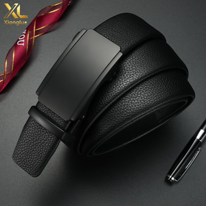 Factory Wholesale Men's Fashion Automatic Genuine Leather <b>Belt</b> Business <b>Cowboy</b> Leather Adjustable for Business Suit Formal - Product Image 6