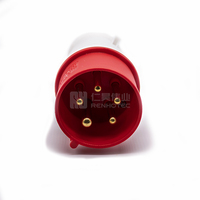 Prise de courant industrielle 380 volts 16 ampères 4 broches ip67 1phase 2phase 3phase
