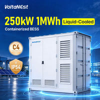 Sistem Surya Hibrida Pendingin Cair VoltaNest 10ft Solar Battery Storage BESS 250kW 500kW 1MWh Tahan Api