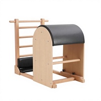 Reformer de Pilates de luxe en bois de chêne massif avec tour, lit de Pilates de qualité professionnelle pour studio, ensemble d'équipement de Pilates avec logo personnalisé