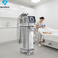 NewFace CE High-end Spa Oxygen Jet Hydra Face Skin Rejuvenation Facial Beauty Hydro Machine Multi-functions 8 in 1 Skin Analyzer