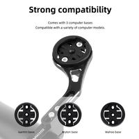ZOYOSPORTS vélo phare support ordinateur support lampe Support support en alliage d'aluminium support adapté pour Garmin Bryton