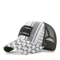 Gorra Trucker Unisex Deportiva Casual con Visera Curva de 5 Paneles, Transpirable, Impermeable, 100% Algodón, con Logotipo Personalizado Impreso