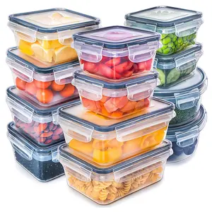 Wholesale Foldable Double Door Open PP Plastic Collapsible Storage Box and Bins Food Packaging Containers