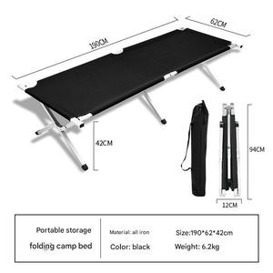 Extra Large lettino portatile singolo letto pieghevole dal Design moderno per campeggio all'aperto escursionismo da viaggio riposo in spiaggia per uso camera da letto - Product Image 5
