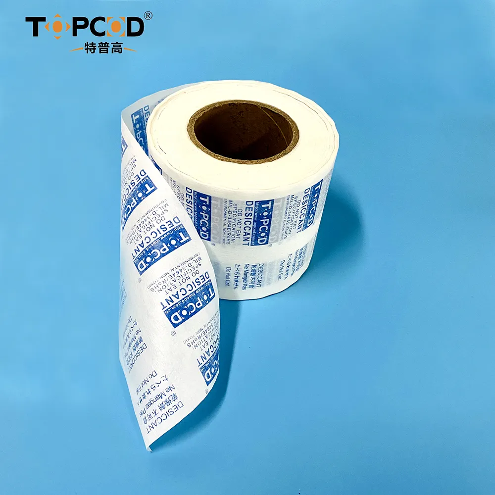 Customize available Silica Gel Clay Bentonite Calcium Chloride Desiccant Wrapping Paper desiccant paper