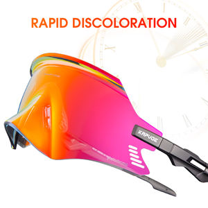 Lunettes de course <span class=keywords><strong>KAPVOE</strong></span>, lunettes de soleil de sport unisexes pour femmes et hommes, verres photochromiques, lunettes de sport d'extérieur avec protection anti-éblouissement - Product Image 5