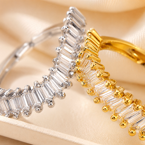 Opening <b>adjustable</b> <b>ring</b>, couple style women's daily wear jewelry - Product Image 4