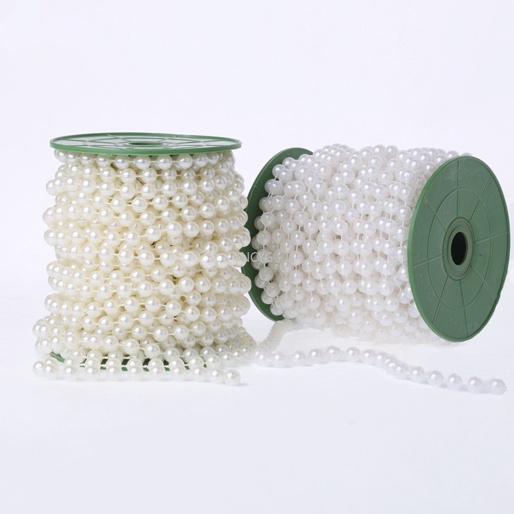 Keadic 200ft Pearl String Beads - 3-8mm Mixed White Faux Pearls For Wedding, DIY & Crafts - View #5