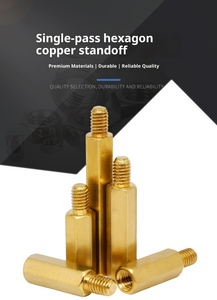 Colonne de support <span class=keywords><strong>hexagonale</strong></span> en laiton Dsh à tête unique, <span class=keywords><strong>vis</strong></span> métriques M3, M4, M5, M6 pour carte mère d'ordinateur - Product Image 6