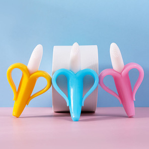 Jouet d'apprentissage pour bébé, brosse à dents en silicone sans BPA, <span class=keywords><strong>anneau</strong></span> à mâcher en silicone souple, <span class=keywords><strong>anneau</strong></span> <span class=keywords><strong>de</strong></span> <span class=keywords><strong>dentition</strong></span> apaisant - Product Image 6