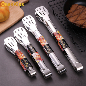 Pinces de cuisine en acier inoxydable pour barbecue, pinces à servir - Product Image 1