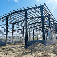Edificio Prefabricado de Estructura de Acero Ligero, Almacén Logístico Moderno para Exteriores, Taller, Nave Industrial, Oficina, Supermercado, Centro Comercial, Escuela