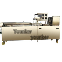 Grande ligne de production de tortillas arabes, machine à étaler la pâte, presse à roti et chapati, moteur en acier inoxydable, haute productivité