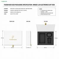 Caja de Regalo Rígida Magnética de Lujo con Logotipo Personalizado en Lámina Dorada, con Inserto de Espuma EVA y Terciopelo para Embalaje de Teléfonos y Electrónicos, Venta al Por Mayor