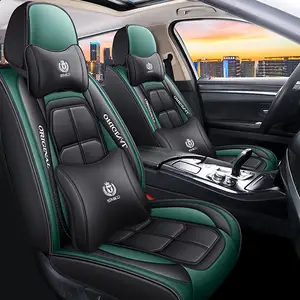 Универсальный Роскошный дизайнерский чехол для автомобильного сиденья из ПВХ под заказ, комплект защитных чехлов для авто, грузовика, фургона, внедорожника, BMW, Toyota, Land Cruiser