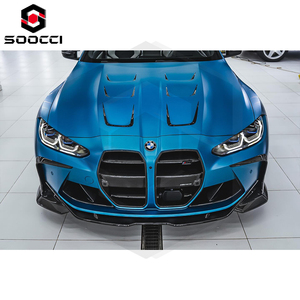 Lèvre avant en Fiber de carbone sèche de Style CFA pour BMW G80 G81 M3 G82 G83 M4 séparateur de menton becquet avant Scoop pare-chocs diffuseur <span class=keywords><strong>Auto</strong></span> nouveau - Product Image 6