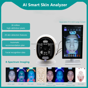Appareil de beauté, analyseur de peau, machine d'analyse de la peau, diagnostic d'image numérique <span class=keywords><strong>3D</strong></span> intelligent par IA, dermatoscope, <span class=keywords><strong>scanner</strong></span> facial, analyseur de peau - Product Image 5