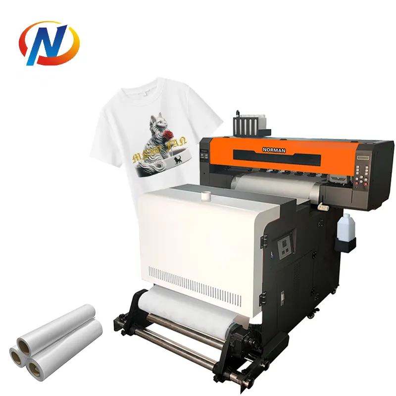 high speed dtf all-in-one printer 60cm a1 clothes dtf inkjet Xp600 printer pet film industrial dtf printer a3