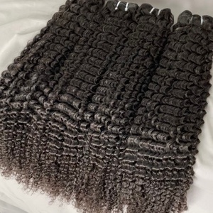 Extensiones de Cabello Indio Virgen sin Procesar, con Cutícula Alineada, Rizado Natural, 12A, Extensiones al por Mayor para Mujeres Negras - Product Image 1