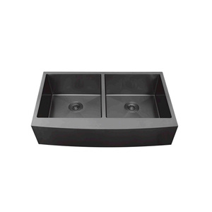 Fregadero de cocina moderno de gran oferta de acero inoxidable 304 con tecnología Nano engrosamiento dorado hecho a mano Popular en cocinas - Product Image 3