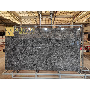 3200*1600 extra Large piastrelle sottili ingegnerizzate in porcellana nera 12mm lastre di pietra sinterizzata design moderno bagno con piastrelle moderne - Product Image 2