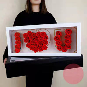 RM Día de San Valentín Regalo del Día DE LA Madre cajas de flores para ramos de flores <span class=keywords><strong>te</strong></span> <span class=keywords><strong>amo</strong></span> mamá caja de regalo - Product Image 6