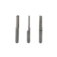 Couteau à colonne pointu à fond plat Offre Spéciale avec diamètre de tige ODM et OEM personnalisé 3.175mm 4mm 6mm 10-90 degrés fraise