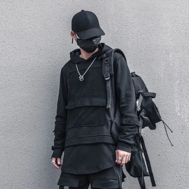 High quality Custom Personalized hoodie Hip Hop Streetwear Zip Up Hooded Cyberpunk Graphic Print Cotton Men's Hoodies