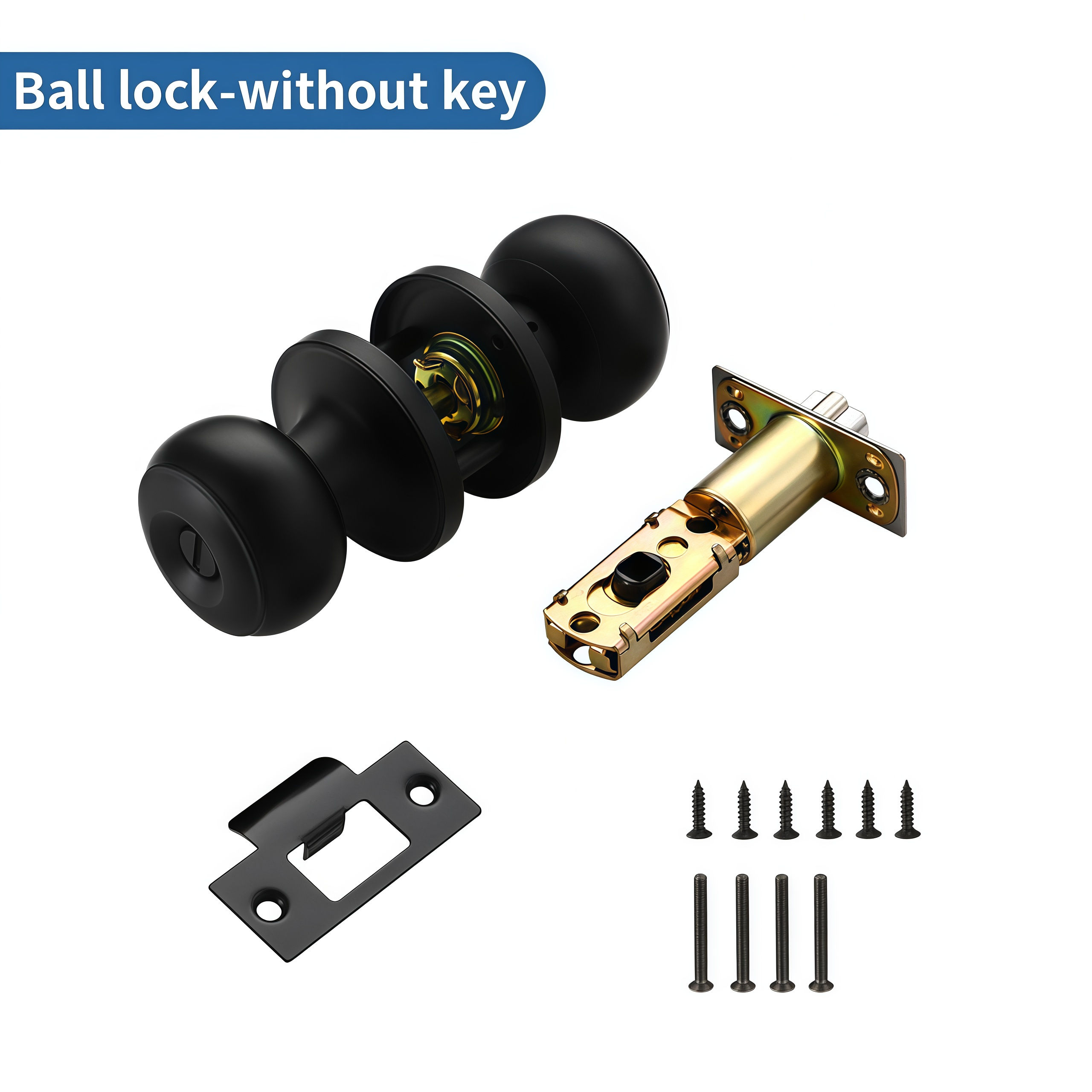 Bathroom Lock - Keyless