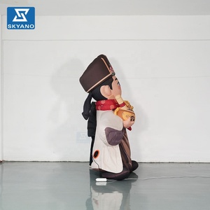 Figurine gonflable lumineuse LED du Dieu de la Richesse, ornement publicitaire pour centre commercial et scène - Product Image 4
