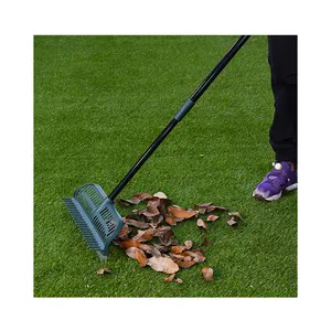 VERTAK Adjustable 2 in 1 Artificial Turf Waste Collecting Rake Grass Cleaning Brushes