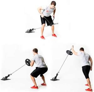 Hoge Kwaliteit Gym Gewichtheffen Barbell Landmijn Base Rack Landmijn Attachment Stand T Bar Rij Platform - Product Image 6