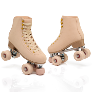 Pattini a Doppia Fila Ammortizzanti con Ruote in PU Elastico 85A, Fodera Traspirante e Struttura Robusta per Lunghe Sessioni di Pattinaggio - Product Image 4