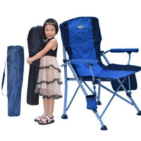 Chaise de pêche en métal portable de marque privée personnalisée sac de rangement avec accoudoir porte-gobelet chaise de plage pliante pour camping-pour parc et hôtel
