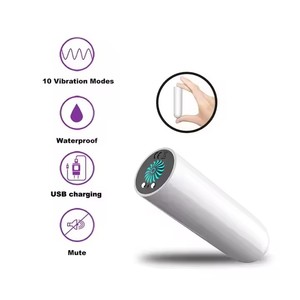 10-Frequenz Mini Bullet Vaginalvibrator Ultra-Leiser Tragbarer Vibrationsmassager Vibrator Springendes Ei für Frauen - Product Image 4