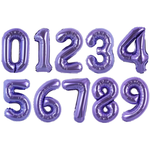 Wholesale Cream White Color 40 Inch Large 5 Pcs Foil Number Helium Inflatable <b>Decorations</b> First Birthday Party Foil <b>Balloon</b> Set - Product Image 3