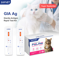 Bandelettes de test vétérinaire GIA Ag – Test rapide de détection de l'antigène Giardia pour le diagnostic de la diarrhée chez le chien et le chat – Prix OEM pour cliniques vétérinaires