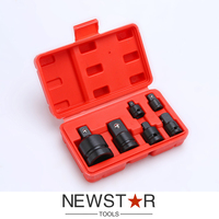 Nouvel ensemble de douilles à chocs profondes Newstar Professional de haute qualité, 1/2 po, en Cr-Mo, avec adaptateurs 1/2 po et 1/4 po, outil hexagonal Torx, clé à molette, pour réparation, vente en gros en usine