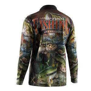 Camisa Polo de Pesca para Hombre Resistente a los Arañazos, Absorbe la Humedad, Protección Solar UPF 50+ para Cazadores Entusiastas - Product Image 6