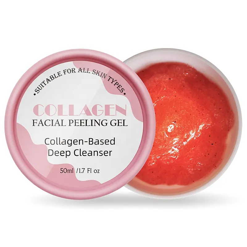 wholesale best skincare Collagen Facial Peeling Gel Face scrub face cleanser