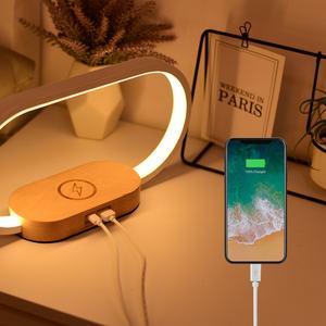 Meilleures ventes - Lampe de nuit sans fil RGB à commande tactile, horloge numérique, chargeur sans fil 15W 10W avec lampe de chevet - Product Image 5