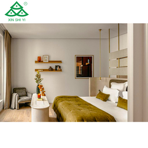 Lit Paris King Size Ensemble <span class=keywords><strong>de</strong></span> meubles <span class=keywords><strong>de</strong></span> chambre à coucher d'hôtel avec chaise <span class=keywords><strong>de</strong></span> bureau en bois Meuble TV Appartement Hôtel <span class=keywords><strong>de</strong></span> campagne - Product Image 6