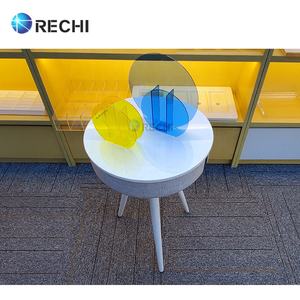 RECHI Smartph Table basse à chargement sans fil Table stéréo en <span class=keywords><strong>bois</strong></span> avec haut-parleur Bluetooth pour le salon et la salle à manger - Product Image 6